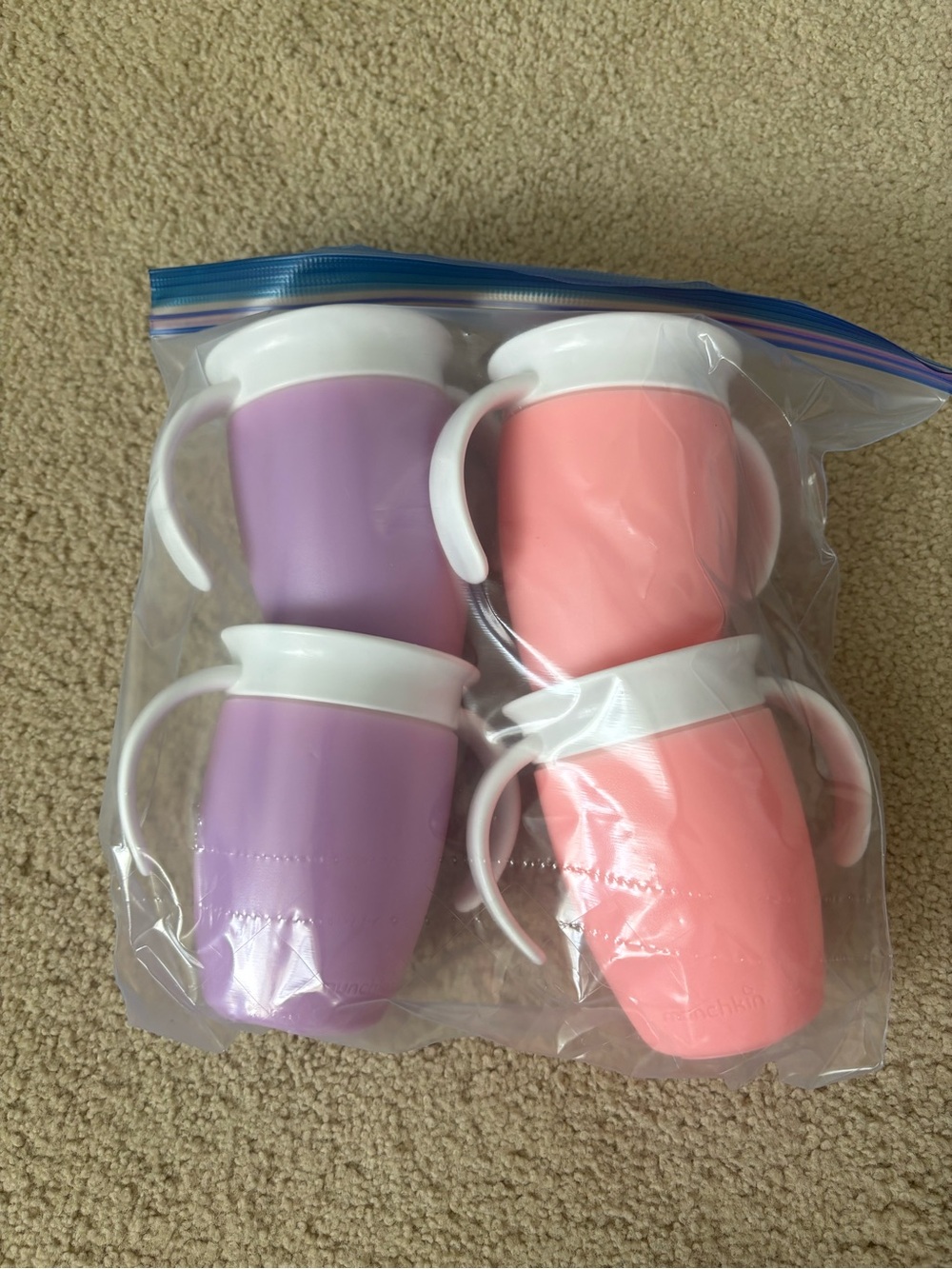 Munchkin 360 cup bundle- Pink & Lavender
